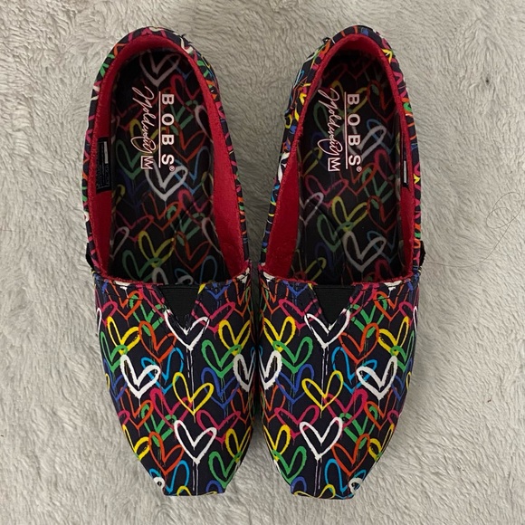 BOBS from Skechers J Goldcrown Heart Wall Slip On Shoes Women’s Size 6 - Picture 6 of 10